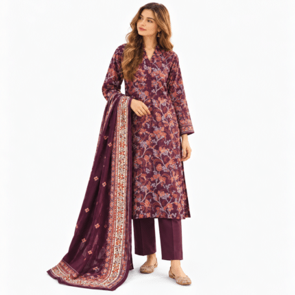 Khushboo Burgundy Bloom